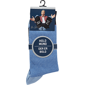 Mads Christensen herre strømper str. onesize - blå