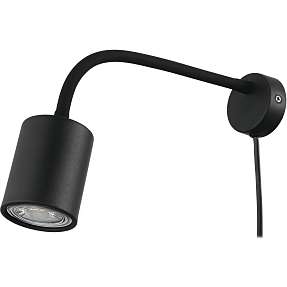 Portella væglampe - sort