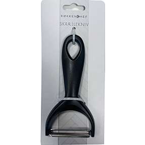 Køkkenchef skrællekniv sort - 20,5 cm