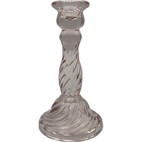 Lysestage 9 x 17 cm - pink