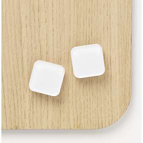 NAGA Super Stærke Magneter - Hvid Akryl