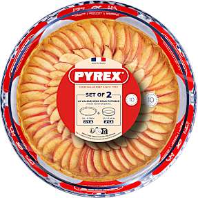 Pyrex runde glasfade