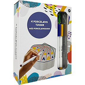 Muslingeskal porcelæn sæt