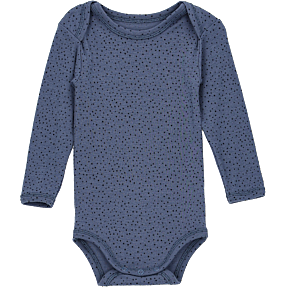 808 baby uld body str. 80 - blå