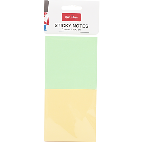 Danpen post-it blok 2-pak
