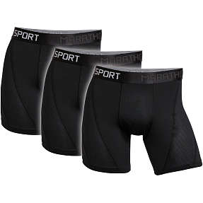 Marathon herre 3-pak sports tights str. XL - sort