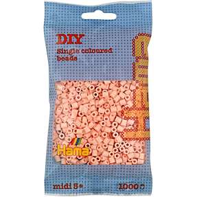 Hama midi perler 1000 stk.  - fersken