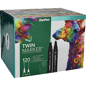 DanPen Twinmarkers 120 stk