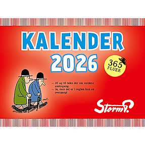 Kalender 2026 - 365 fluer - Storm P.