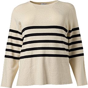 VRS dame striktrøje str. 48 - beige