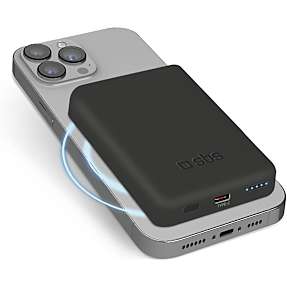 SBS magnetisk powerbank 5.000 mAh - sort