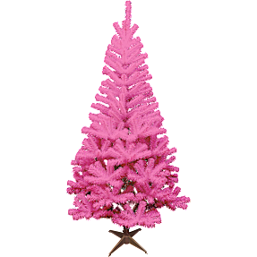 Juletræ 150 cm - pink