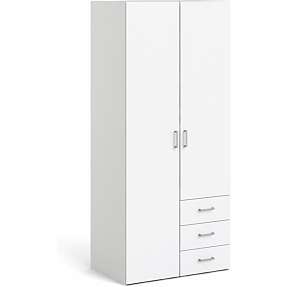 Spacy garderobeskab - hvid