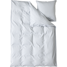 Salling sengetøj 140x200 cm - blå blomst