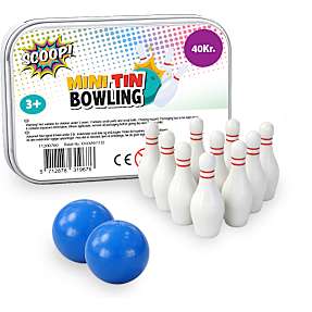 SCOOP mini bowlingspil i tinæske