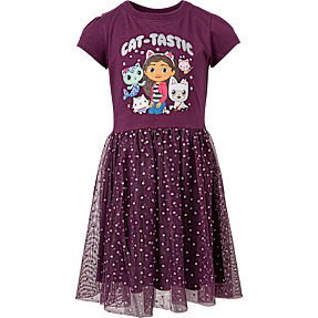 Gabbys Dukkehus kjole str. 110/116 - bordeaux