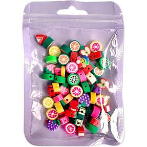 Clay perler - frugt mix