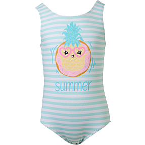 VRS børne badedragt str. 98/104 - blå