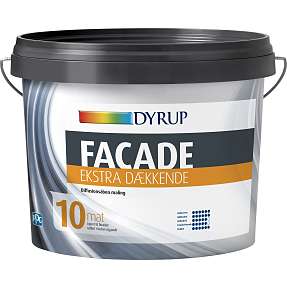 Dyrup facademaling 9 liter - hvid