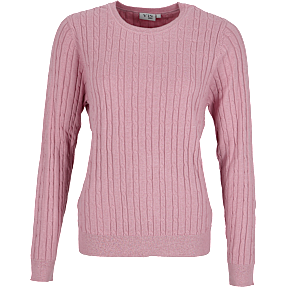 VRS dame striktrøje str. M - rosa