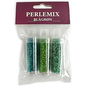 Perlemix - blågrøn