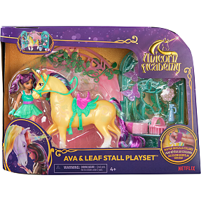 Unicorn academy Ava og Leaf dukke og enhjørning