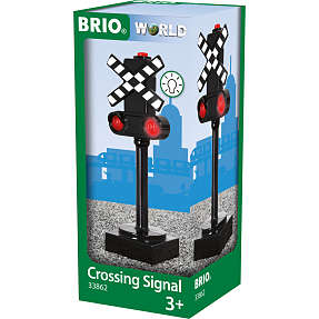 BRIO 33862 Jernbaneskilt med lys