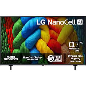 LG 55" NanoCell 4K AI TV 55NANO80A 2025