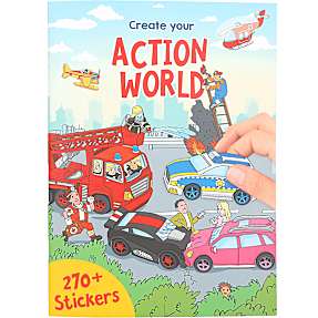 Create Your Action World stickersbog