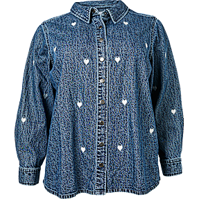 VRS dame skjorte str. 48 - blå