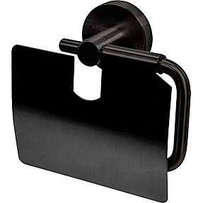 Haceka Kosmos toiletrulleholder med cover - grafit