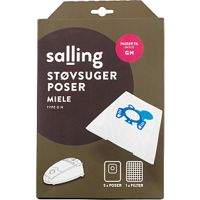 Salling støvsugerposer 5-pak til Miele