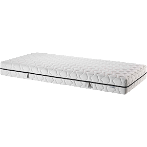Nordisk Fjer 7-zoners springmadras med 2 fastheder 90x200 cm