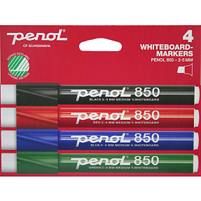 Penol 0850 whiteboardmarkere 4-pak