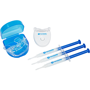 OptiSmile tandblegnings sæt - hvid/blå