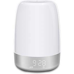 Salling NatteRo opvågningslampe med vækkeur og søvntimer - hvid