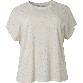 VRS dame T-shirt str. 52 - råhvid