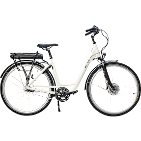 SCO Premium E-Patron dame elcykel 28" 15AH - hvid