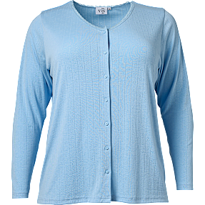 VRS dame cardigan str. 52 - lyseblå