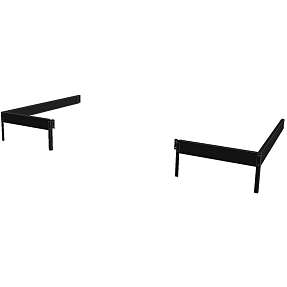 Juliana drivhussokkel til Veranda 4,4 m² - sort