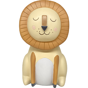 Løve natlampe - gul