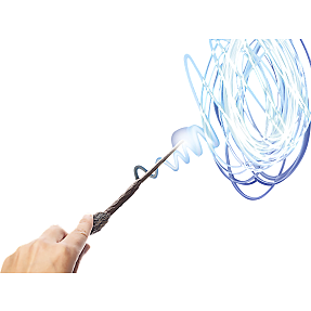 Harry Potter Hermiones tryllestav med LED-lys 20 cm.