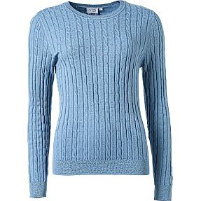 VRS dame striktrøje str. S - blå