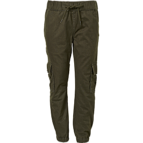 VRS børne cargobukser str. 98 - mørkegrøn
