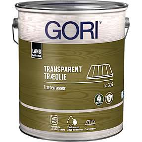 Gori 306 transparenttræolie 5 liter – farveløs