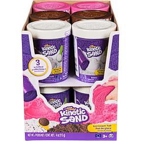 Kinetic Sand isbøtte – flere varianter – assorteret