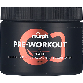 Pre workout-pulver m. ferskensmag