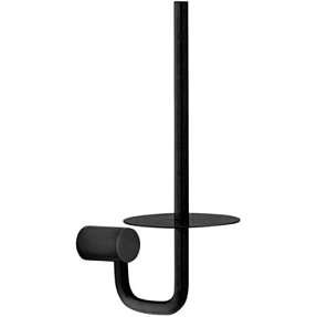 Pressalit Reservepapirholder med plade mat sort