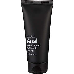 Sinful anal vandbaseret glidecreme 100ml