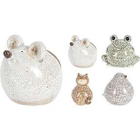 Havefigur Dyr i terracotta - flere varianter - assorteret